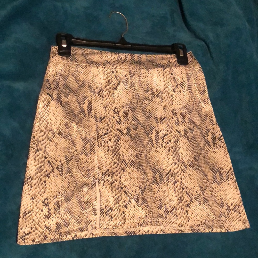 Snake Skin Pencil Skirt